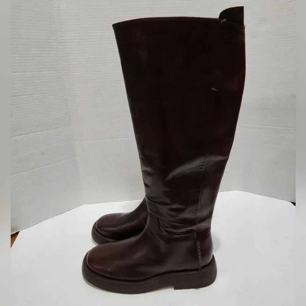 SARTO By Franco‎ Sarto Eliza Knee High Boots Leather Size 7.5 new!!!